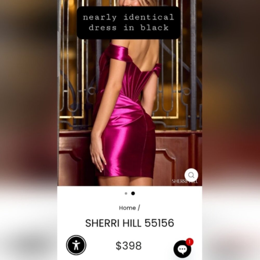 Sherri Hill Black Dress